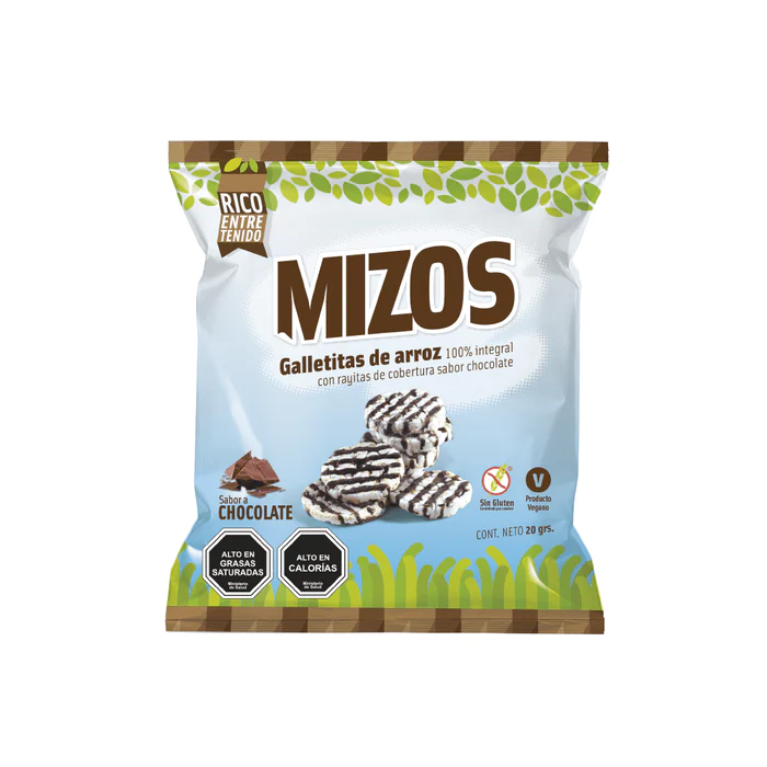 Mizos de arroz chocolate