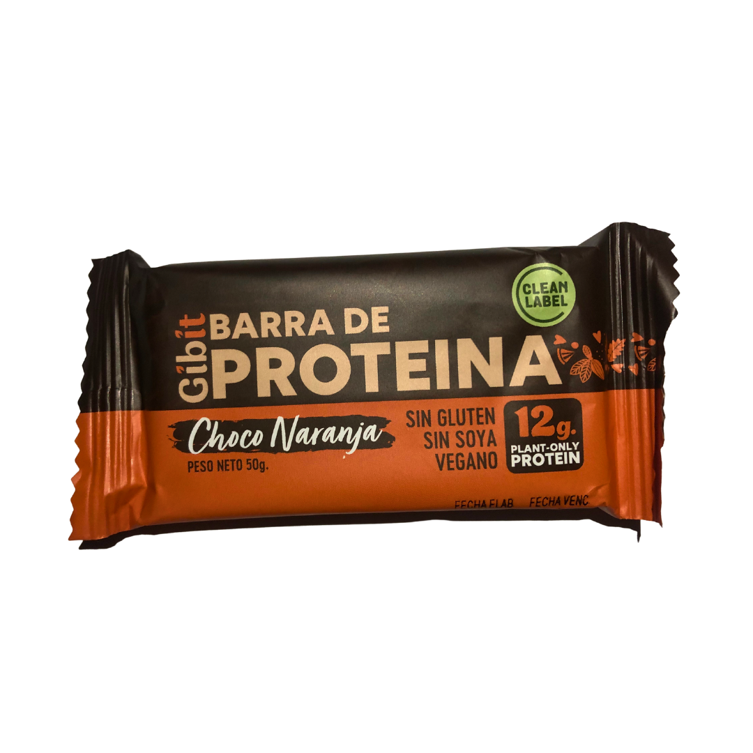 Barra proteica choco naranja