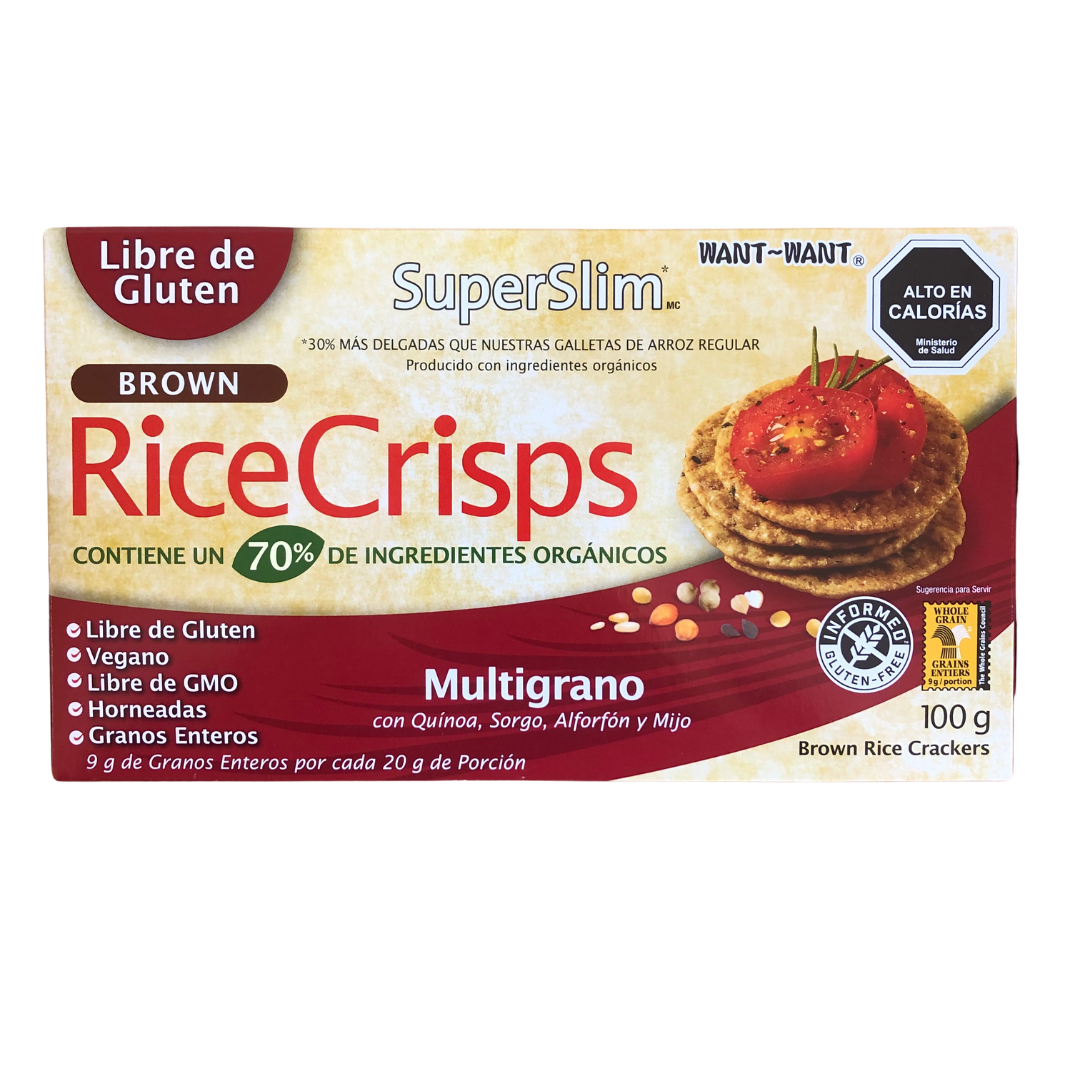 Galletas de arroz multigrano