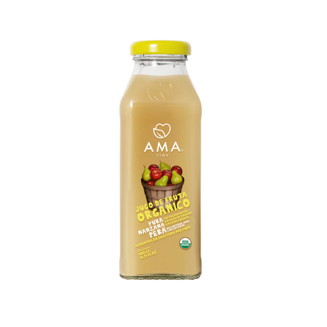 Jugo individual manzana pera